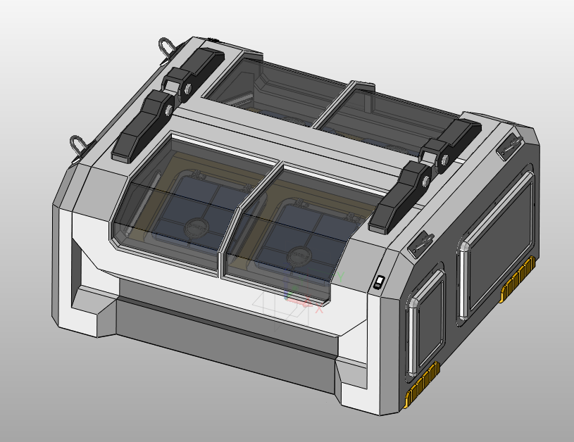 Moon Movers月球移动器3D数模图纸 STEP格式